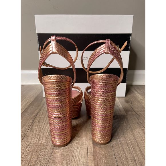 Aquazzura
Sundance Snake-Embossed Platform Sandals - Picture 8 of 10